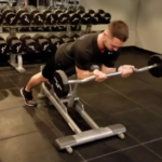 BARBELL INCLINE CURLS