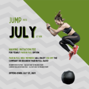 jump into july