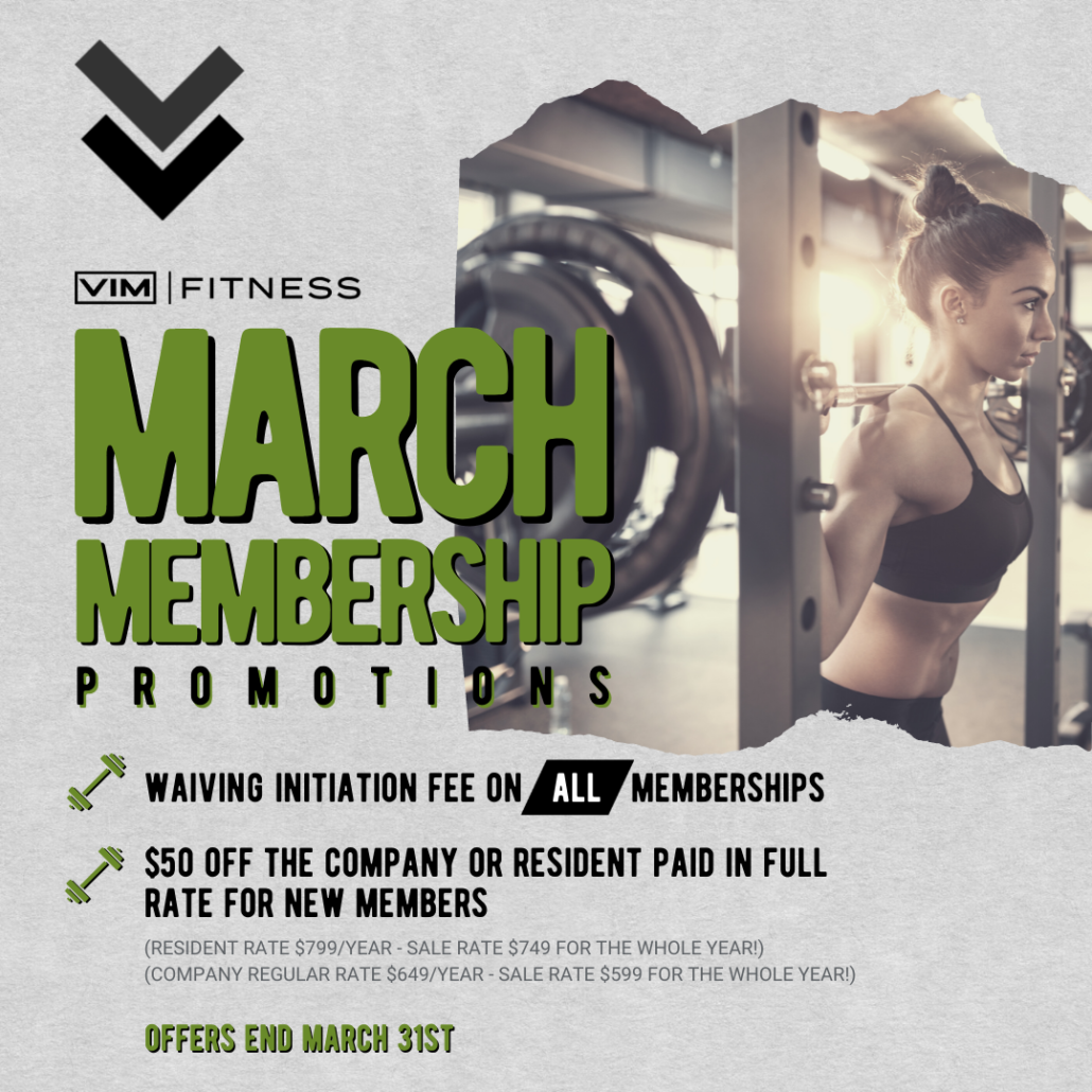 March Membership Promos