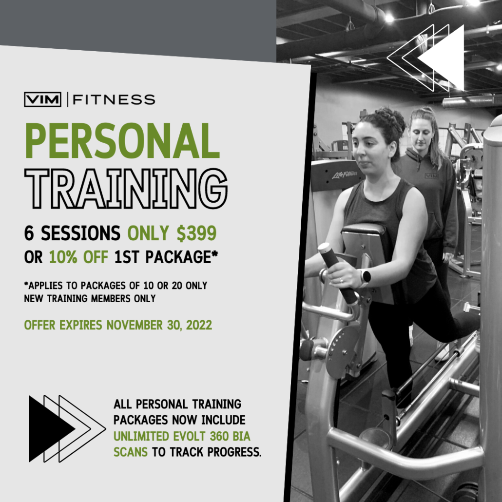 VIM Personal Training - 6 Sessions for $399