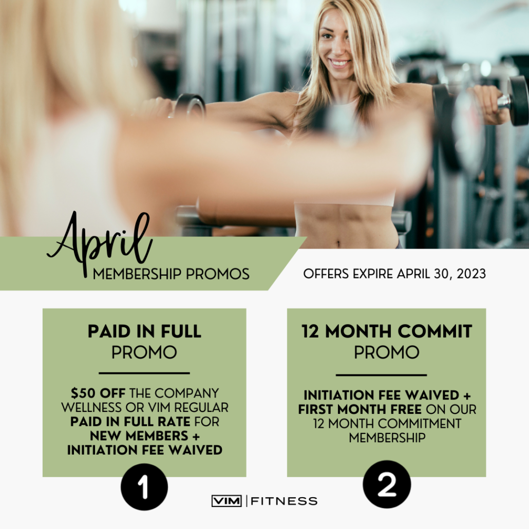 April Membership Promos - GET $50 OFF PIF RATE | Initiation Fee WAIVED ...
