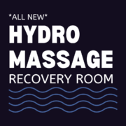 VIM Fitness hydro massage recovery room