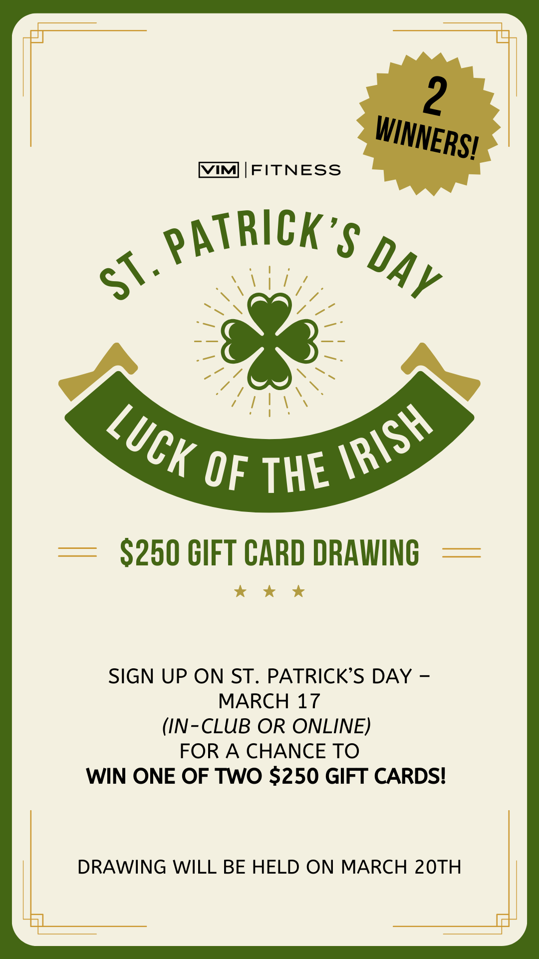 St. Patrick's Day Luck of the Irish