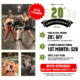 20th anniversary deals August 2026